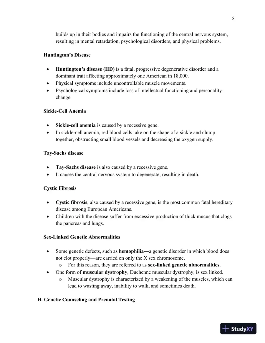 Lecture Notes for HDEV: Human Lifespan Development, 6th Edition, page 30
