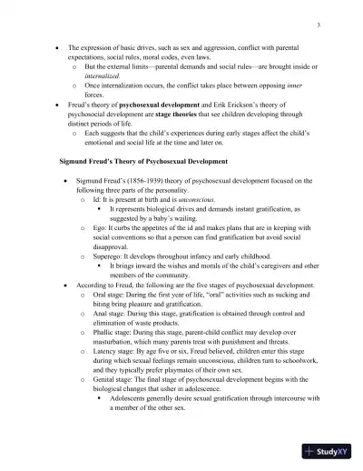 Lecture Notes for HDEV: Human Lifespan Development, 6th Edition - Page 4 preview image