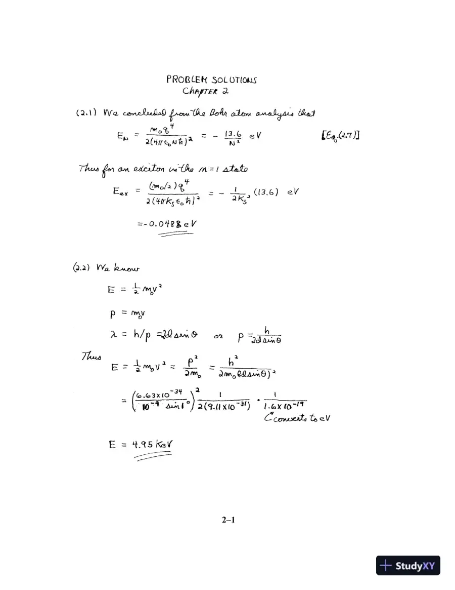 Solution Manual for Advanced Semiconductor Fundamentals, 2nd Edition, page 10