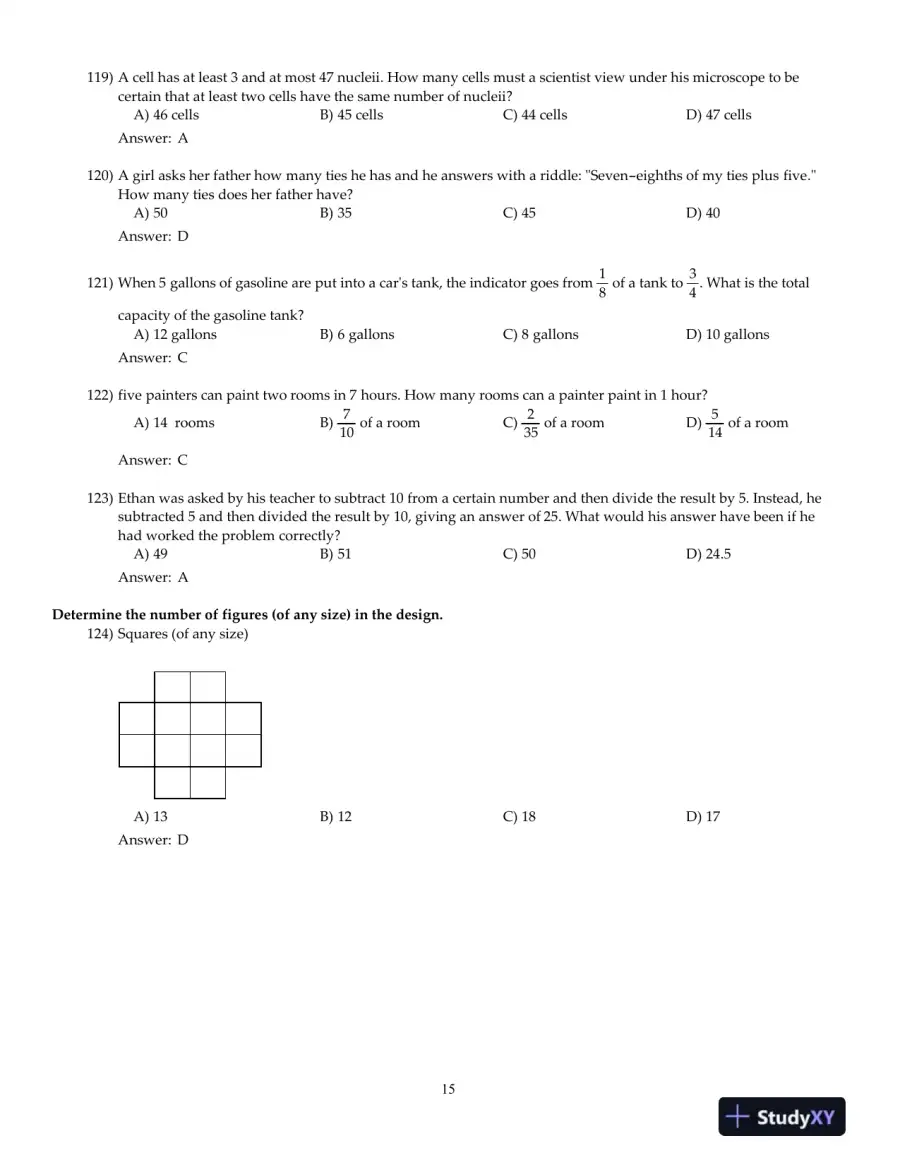 Mathematical Ideas, 13th Edition Test Bank, page 16