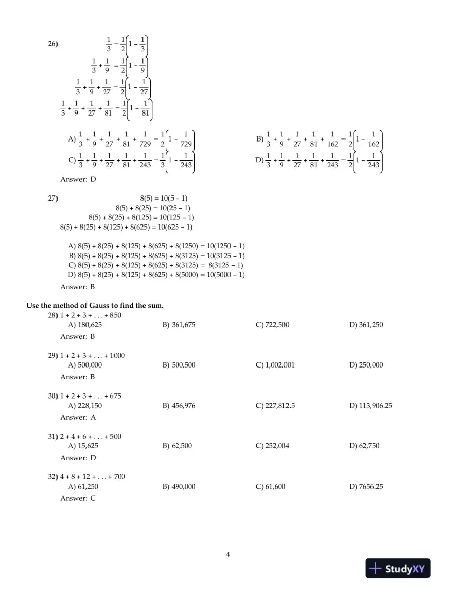 Mathematical Ideas, 13th Edition Test Bank, page 5