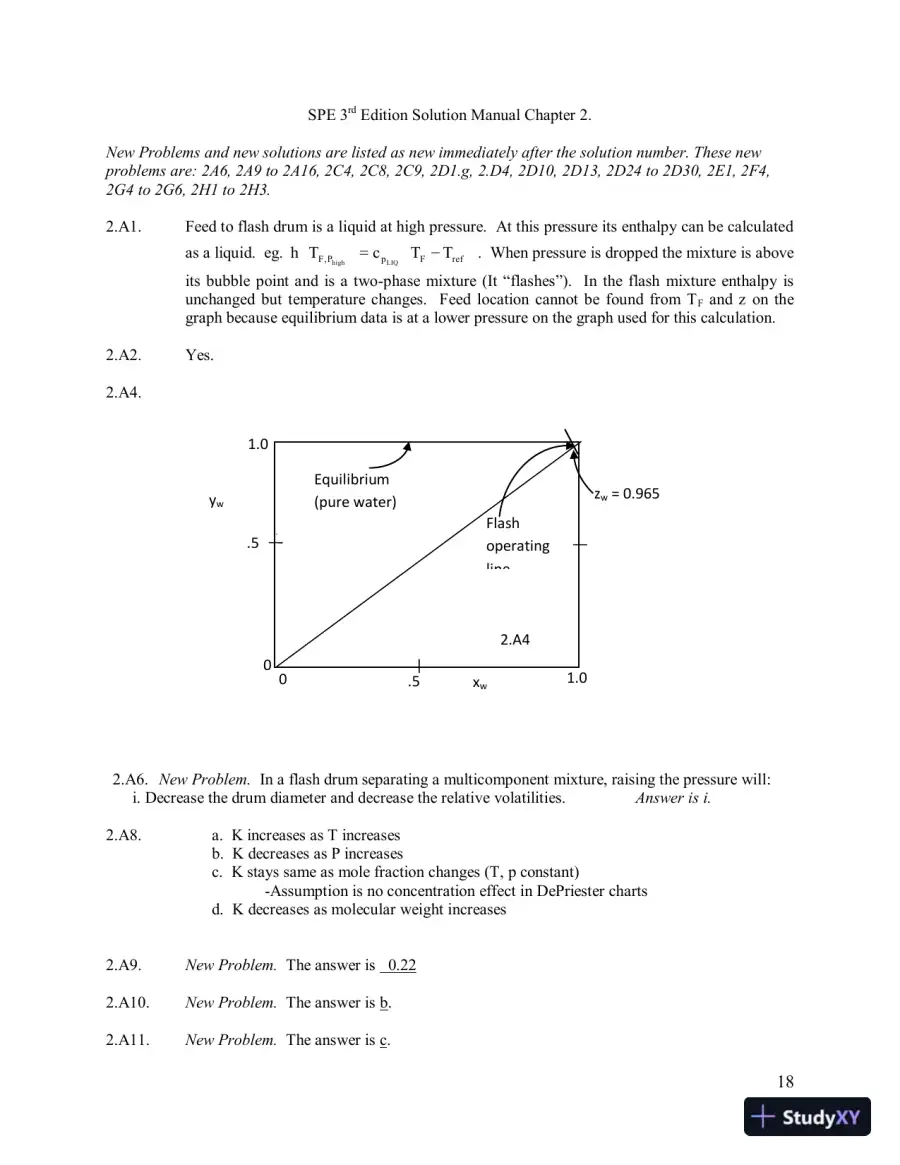 Solution Manual For Separation Process Engineering: Includes Mass Transfer Analysis, 3rd Edition, page 3