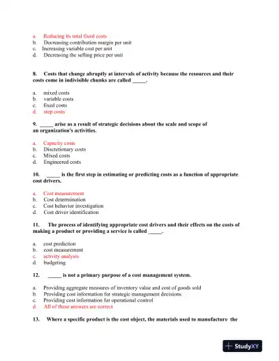Managerial and Financial Accounting Principles: A Comprehensive Review - Page 3 preview image