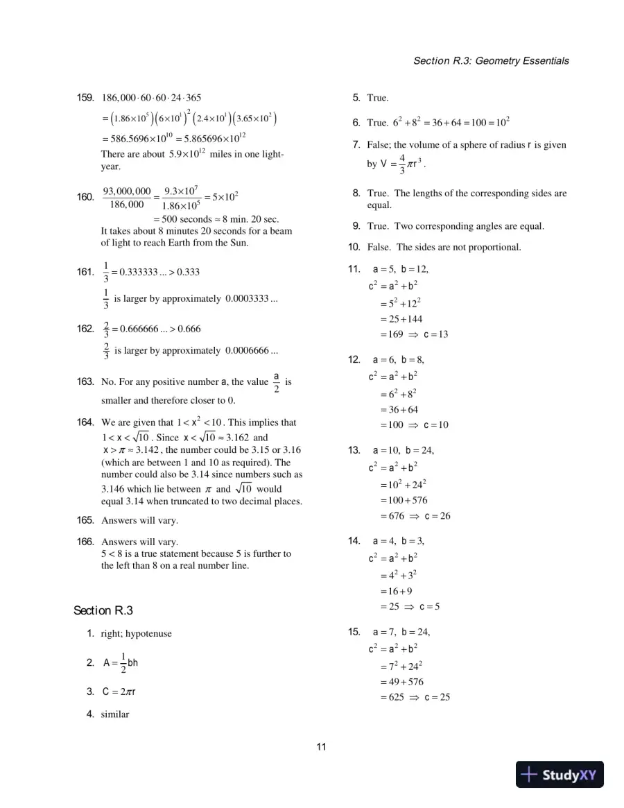 Solution Manual For Algebra And Trigonometry, 9th Edition, page 12