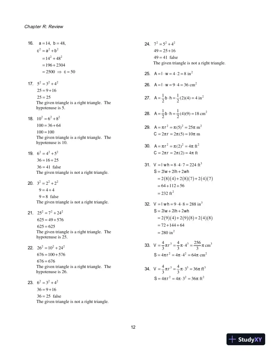 Solution Manual For Algebra And Trigonometry, 9th Edition, page 13