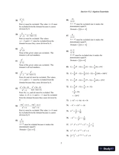 Solution Manual For Algebra And Trigonometry, 9th Edition - Page 8 preview image
