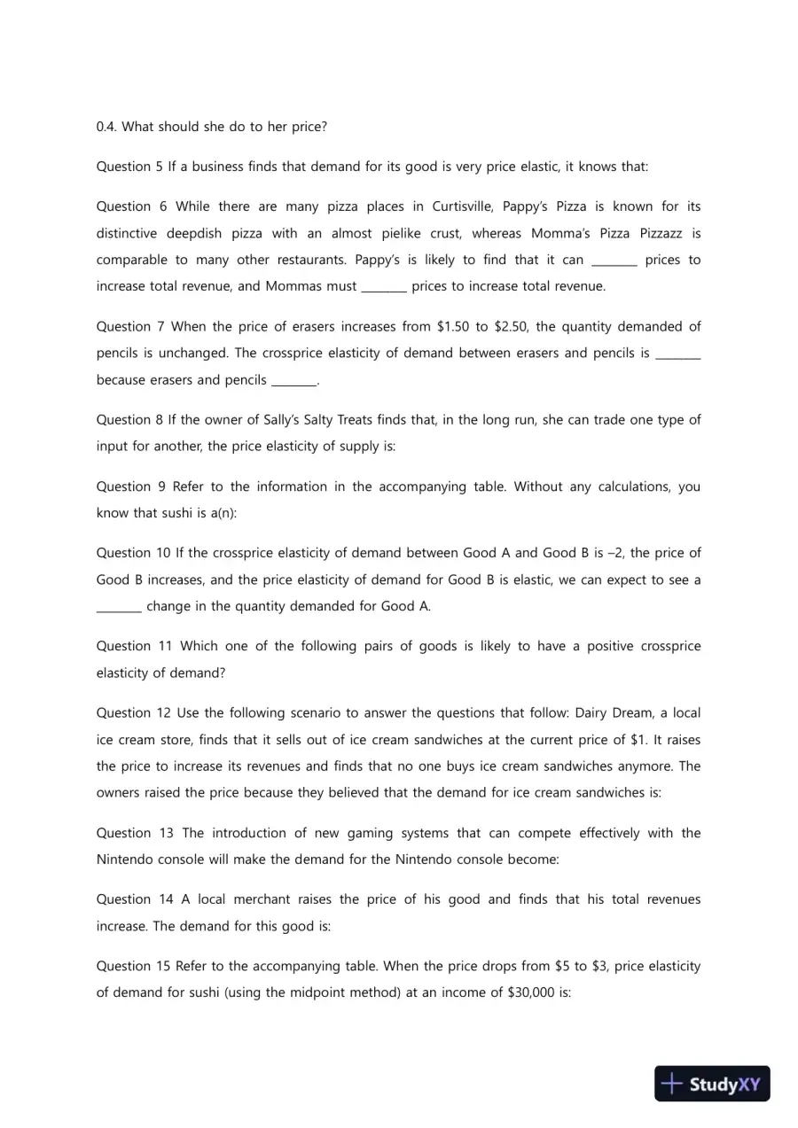 Liberty University ECON 213 Quiz 7 Complete Solutions Correct Answers Key, page 4