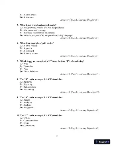 Canadian PR for the Real World 1st Edition Test Bank - Page 6 preview image