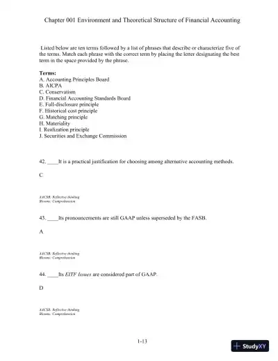 Test Bank For Intermediate Accounting, 5th Edition - Page 14 preview image