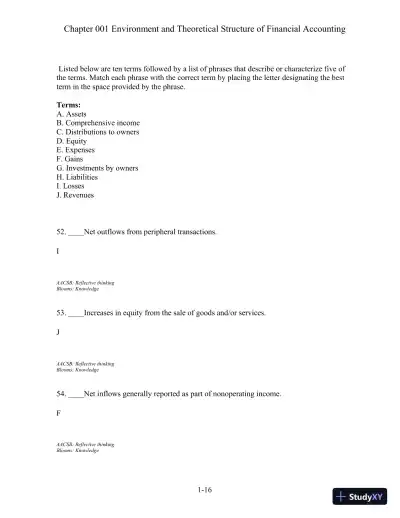 Test Bank For Intermediate Accounting, 5th Edition - Page 17 preview image