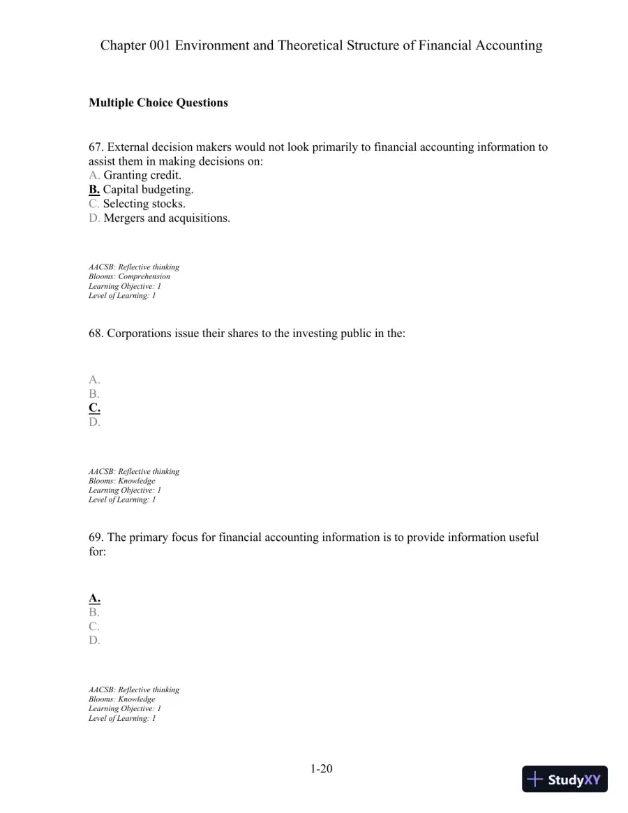 Test Bank For Intermediate Accounting, 5th Edition, page 21
