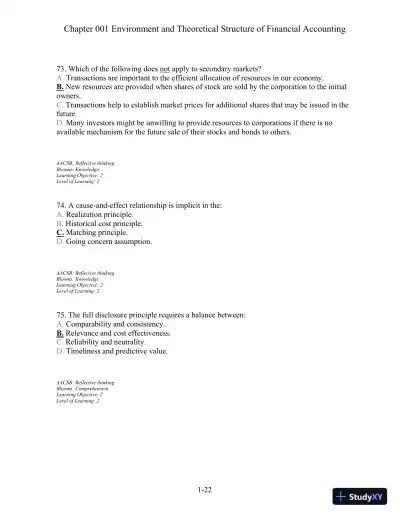 Test Bank For Intermediate Accounting, 5th Edition - Page 23 preview image