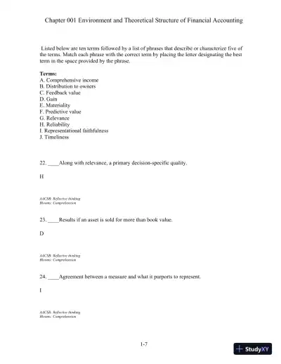 Test Bank For Intermediate Accounting, 5th Edition - Page 8 preview image