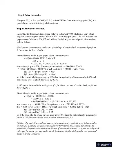 Solution Manual for Mathematical Modeling, 4th Edition - Page 12 preview image