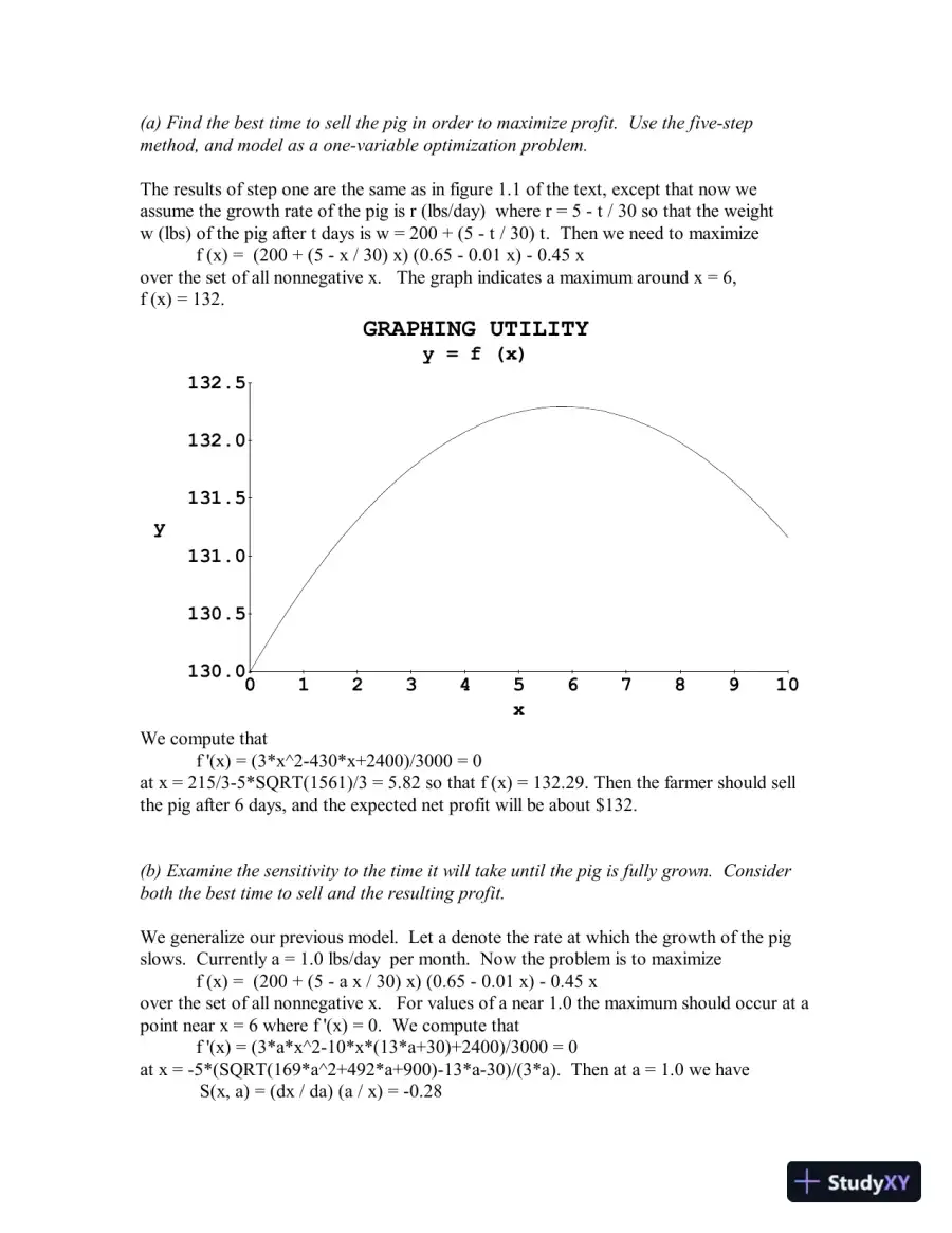 Solution Manual for Mathematical Modeling, 4th Edition, page 15