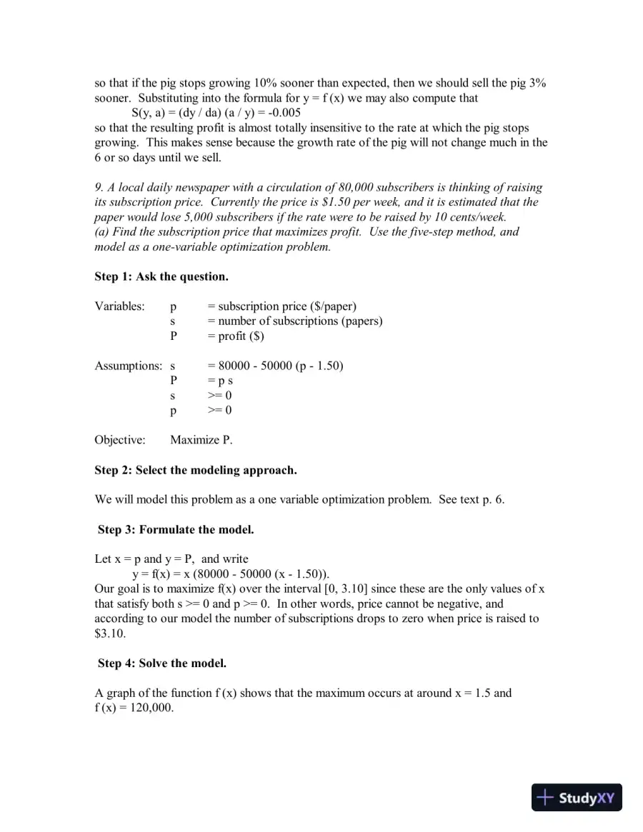 Solution Manual for Mathematical Modeling, 4th Edition, page 16
