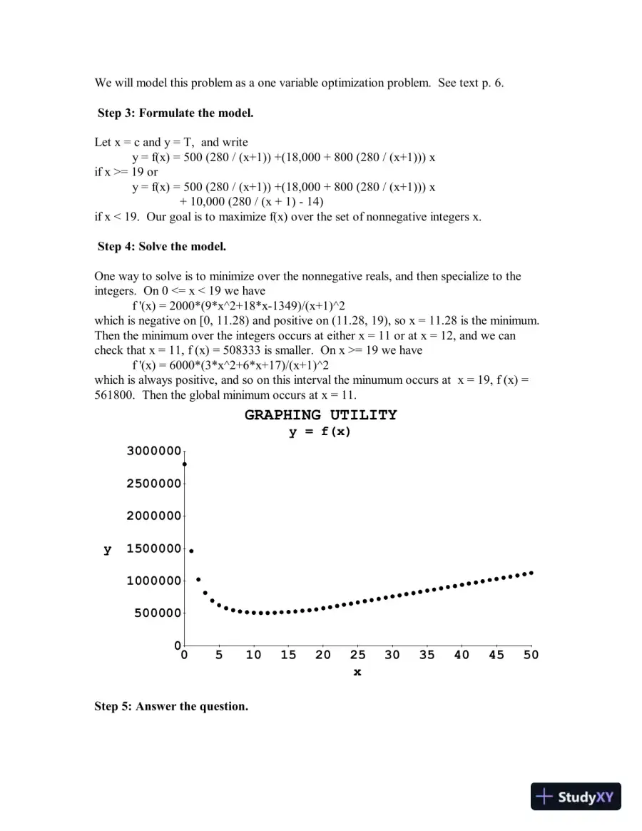 Solution Manual for Mathematical Modeling, 4th Edition, page 7