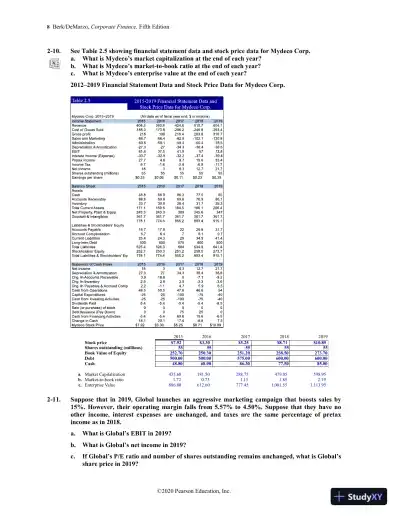 Solution Manual for Corporate Finance, 5th Edition - Page 11 preview image
