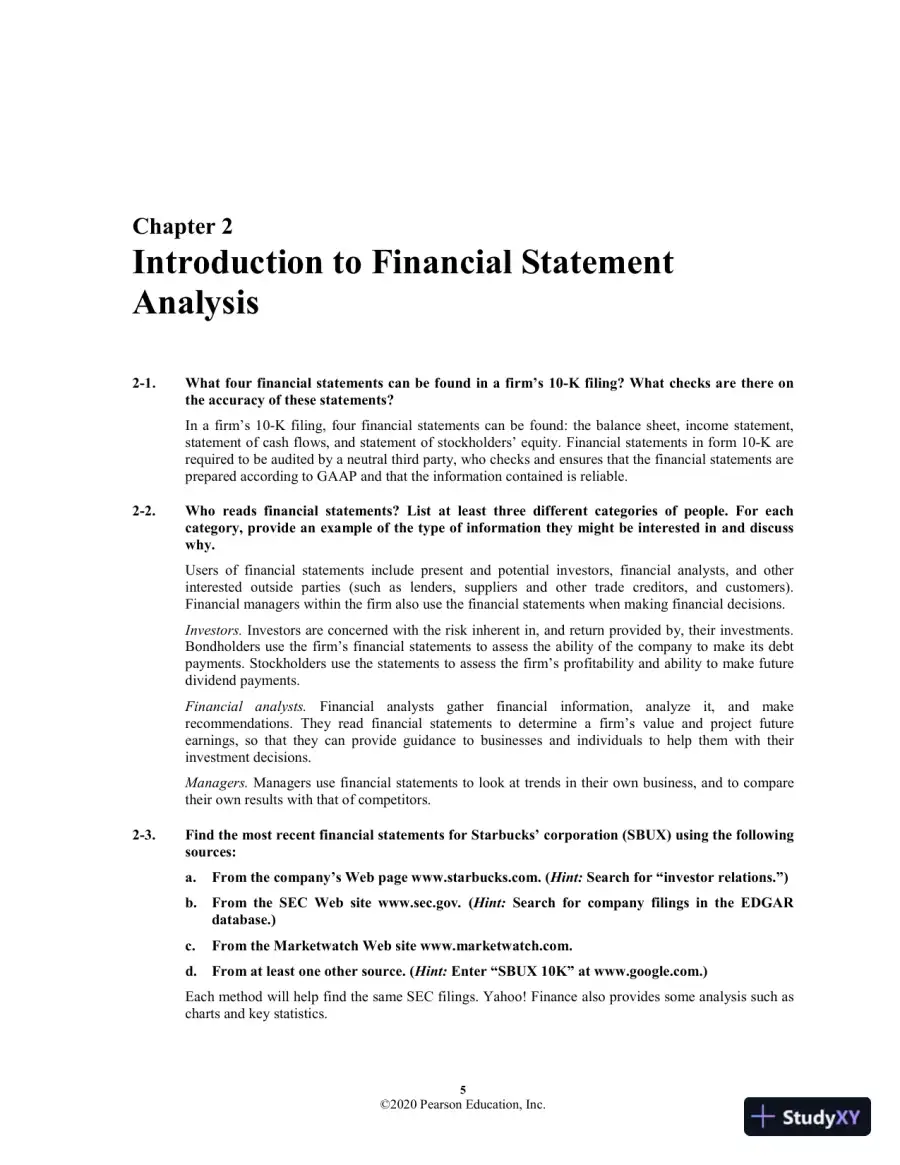 Solution Manual for Corporate Finance, 5th Edition, page 8