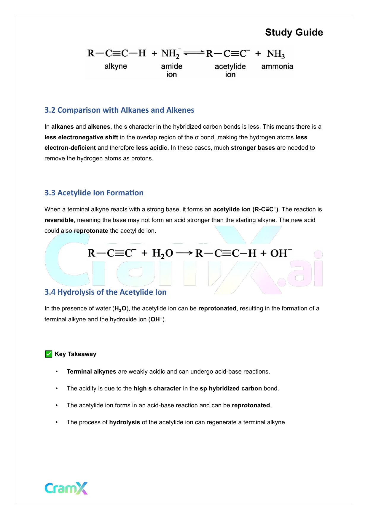 Organic Chemistry I - Alkynes - Page 4 preview image