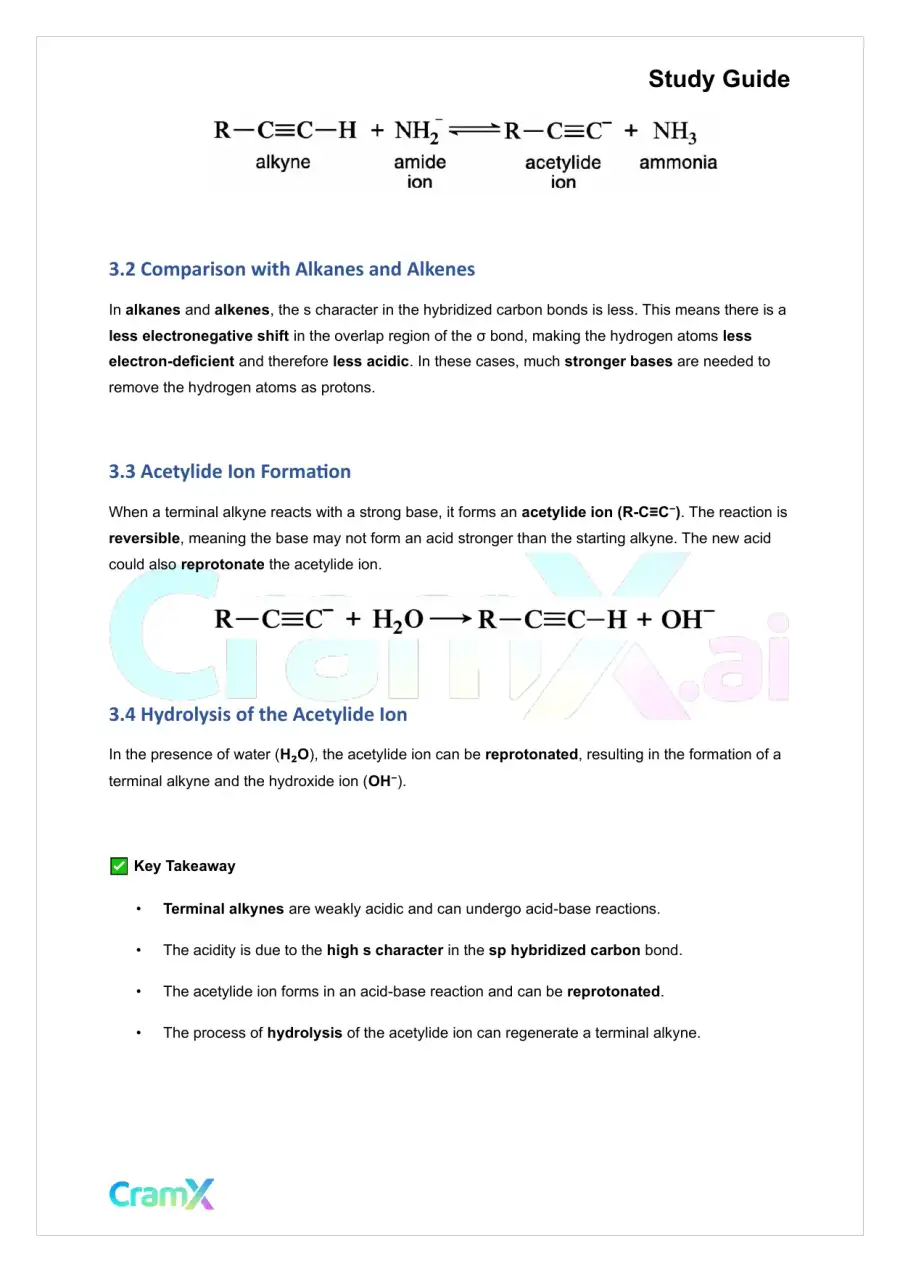 Organic Chemistry I - Alkynes, page 4