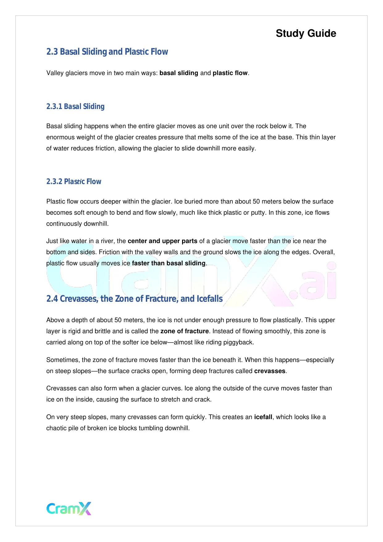 Geology - Glaciers and Glaciation - Page 4 preview image