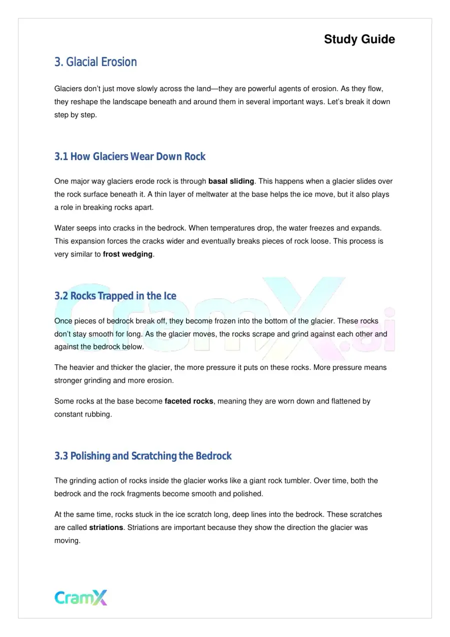 Geology - Glaciers and Glaciation, page 5