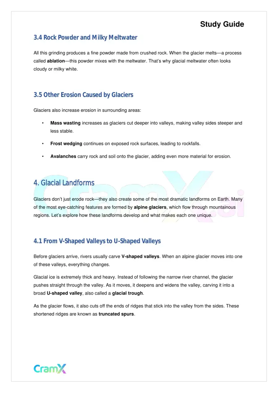Geology - Glaciers and Glaciation, page 6