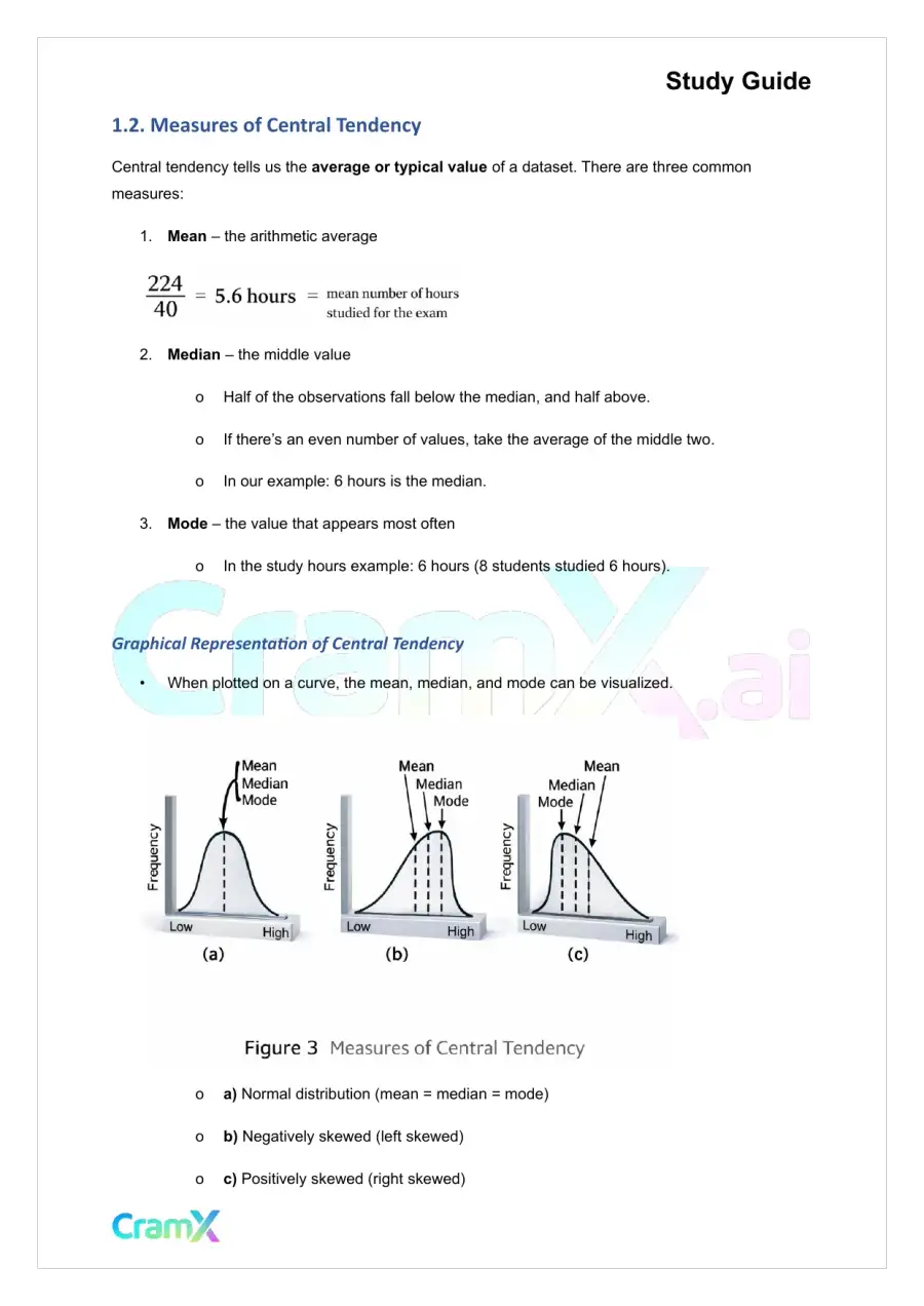 Psychology - Psychology Measurement and Statistics, page 4