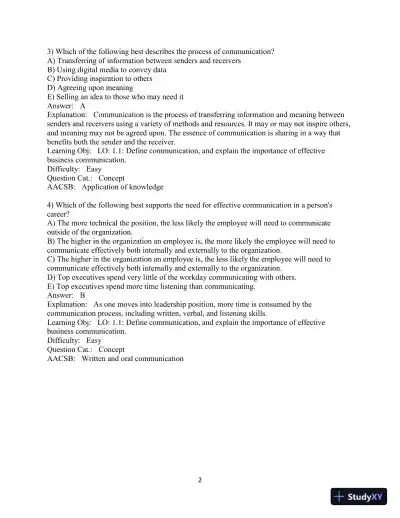 Solution Manual for Business Communication Essentials Fundamental Skills for the Mobile-Digital-Social Workplace, 8th Edition - Page 4 preview image