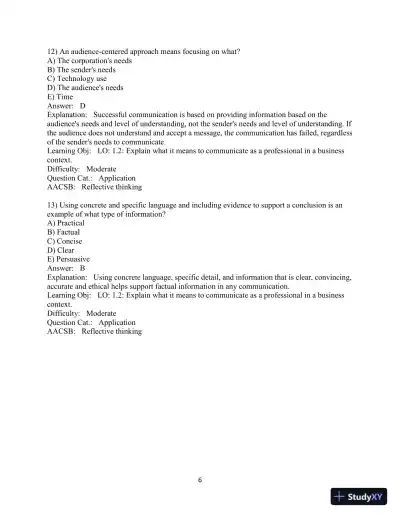 Solution Manual for Business Communication Essentials Fundamental Skills for the Mobile-Digital-Social Workplace, 8th Edition - Page 8 preview image