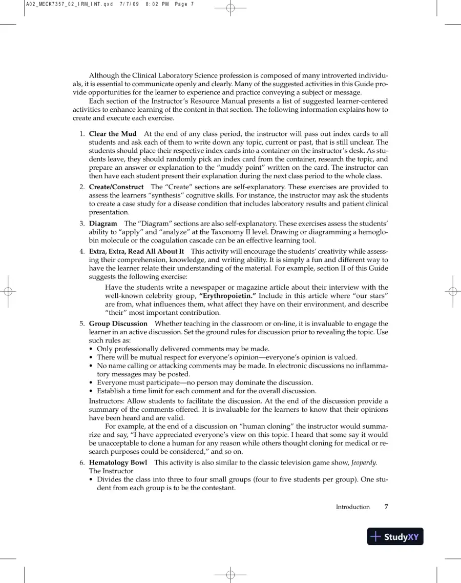 Lecture Notes for Clinical Laboratory Hematology, 2nd Edition, page 10