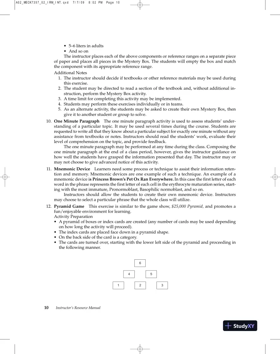 Lecture Notes for Clinical Laboratory Hematology, 2nd Edition, page 13