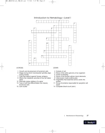 Lecture Notes for Clinical Laboratory Hematology, 2nd Edition - Page 30 preview image