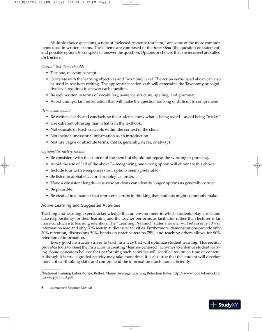 Lecture Notes for Clinical Laboratory Hematology, 2nd Edition, page 9