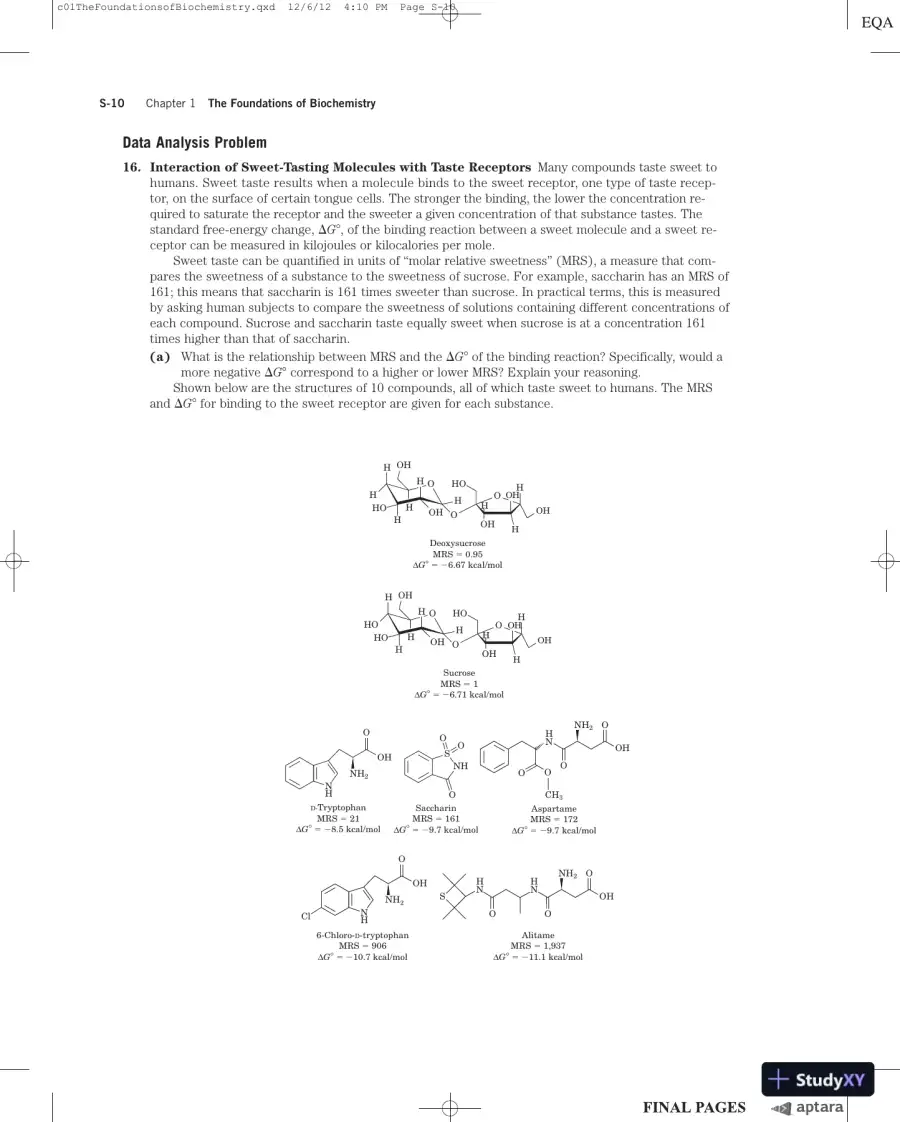 Lehninger Principles of Biochemistry Sixth Edition Solution Manual, page 11