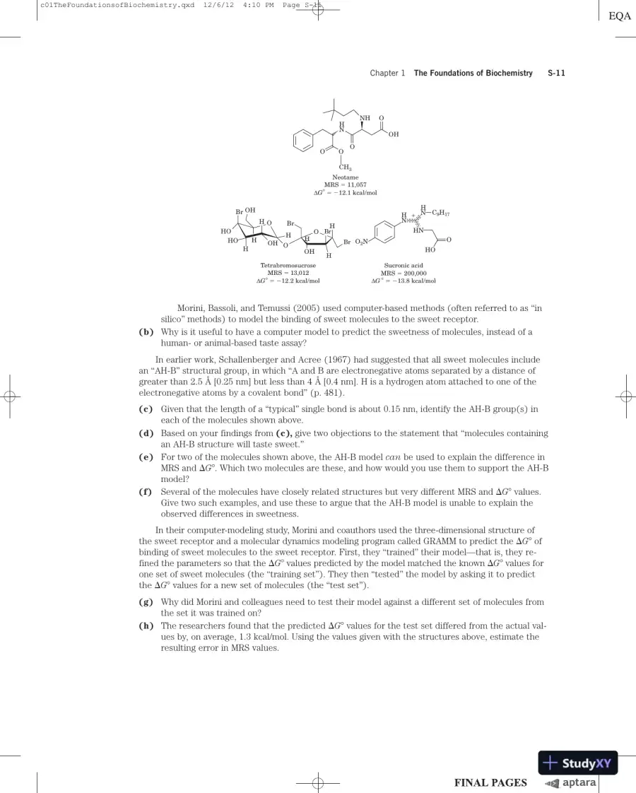 Lehninger Principles of Biochemistry Sixth Edition Solution Manual, page 12