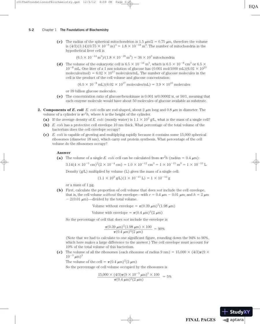 Lehninger Principles of Biochemistry Sixth Edition Solution Manual, page 3