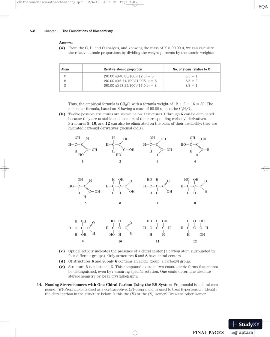 Lehninger Principles of Biochemistry Sixth Edition Solution Manual, page 9