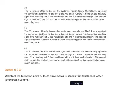 Test Bank For Wheeler's Dental Anatomy, Physiology and Occlusion: Expert Consult, 10th Edition - Page 13 preview image