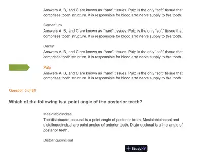 Test Bank For Wheeler's Dental Anatomy, Physiology and Occlusion: Expert Consult, 10th Edition - Page 6 preview image