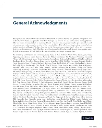 First Aid for the USMLE Step 1 2020, 30th Edition (2020) - Page 17 preview image