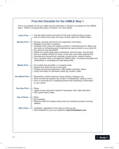 First Aid for the USMLE Step 1 2020, 30th Edition (2020) - Page 24 preview image