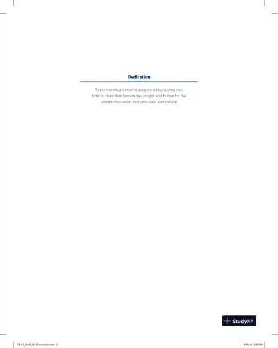 First Aid for the USMLE Step 1 2020, 30th Edition (2020) - Page 5 preview image