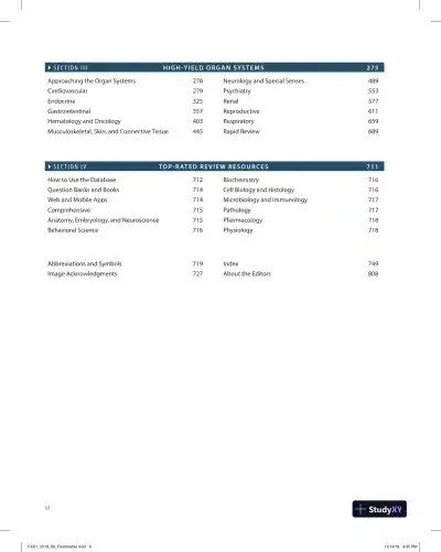 First Aid for the USMLE Step 1 2020, 30th Edition (2020) - Page 8 preview image