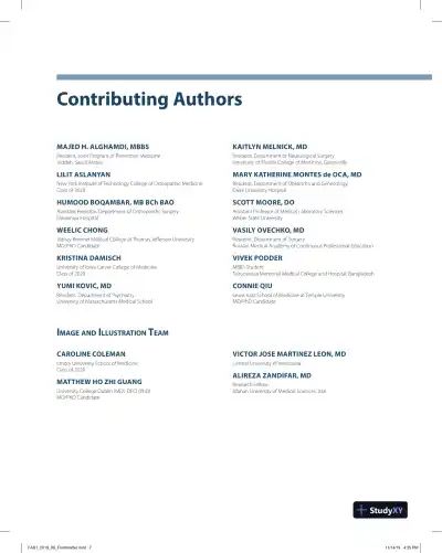 First Aid for the USMLE Step 1 2020, 30th Edition (2020) - Page 9 preview image