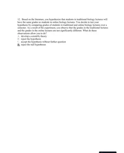 Test Bank For Biology 11th Edition Test Bank - Page 8 preview image