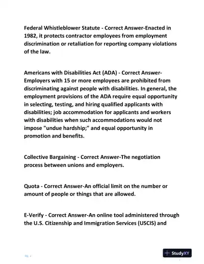 2024 WGUC233 Law Practice Exam With Answers (179 Solved Questions) - Page 3 preview image