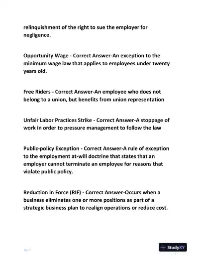 2024 WGUC233 Law Practice Exam With Answers (179 Solved Questions) - Page 5 preview image