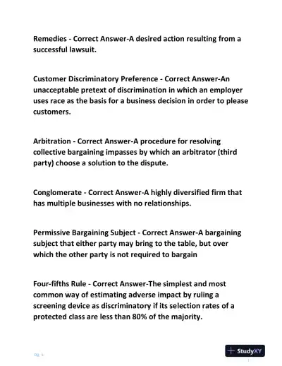 2024 WGUC233 Law Practice Exam With Answers (179 Solved Questions) - Page 6 preview image